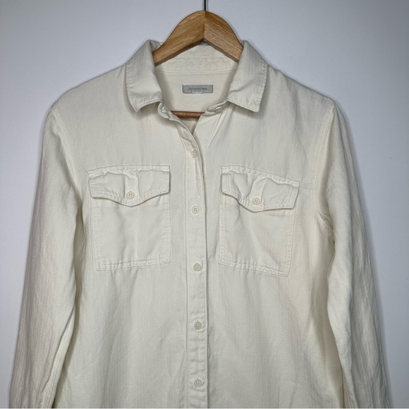 OUTERKNOWN Women’s Cream Linen Blend Utility Dress Size XS - Picture 3 of 10